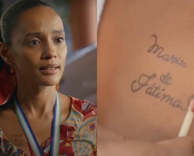 Raquel remove tatuagem vale tudo