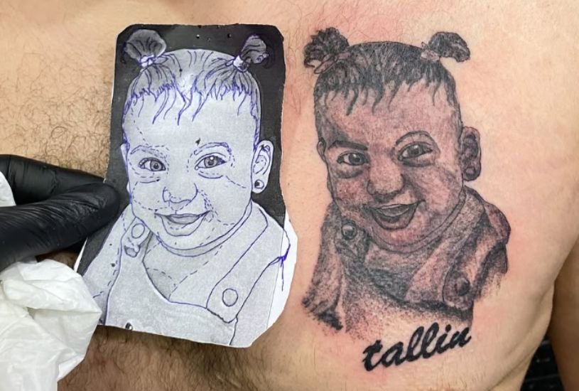 tatuagem-bebe-meme Imagem: Divulgação/Instagram