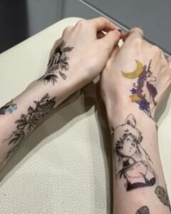 han-so-hee-precisou-remover-suas-tatuagens-para-seguir-a-carreira-de-atriz Foto: Reprodução do Instagram 