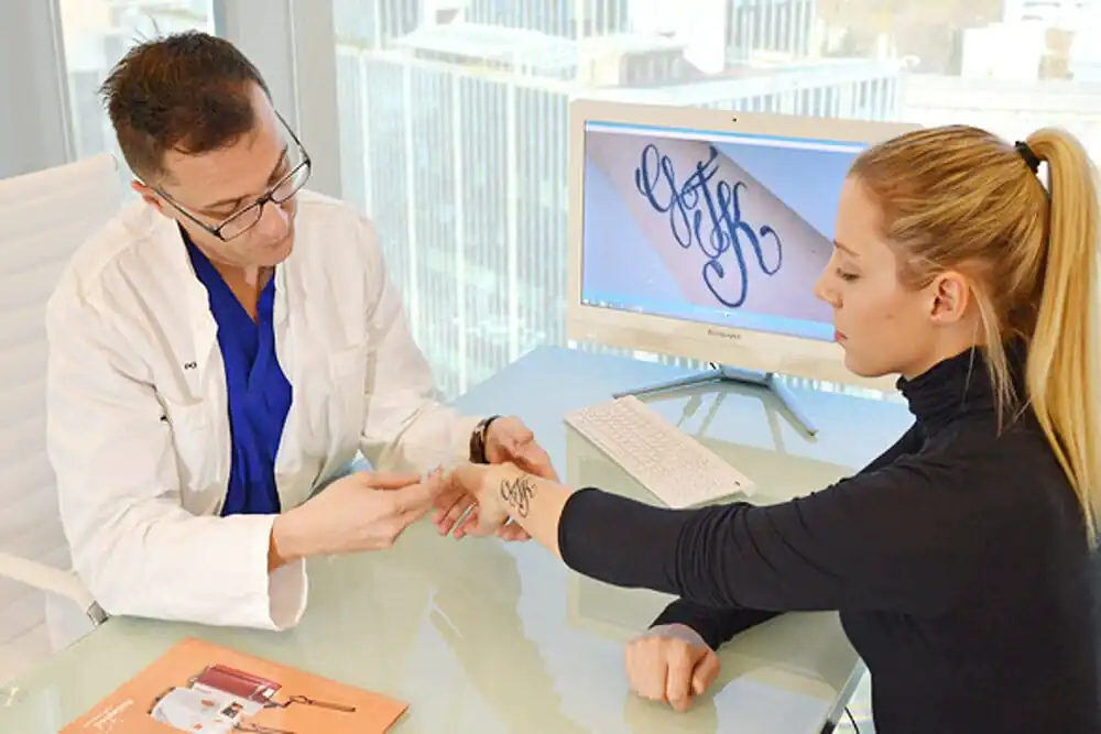 pos tratamento de remocao de tatuagem