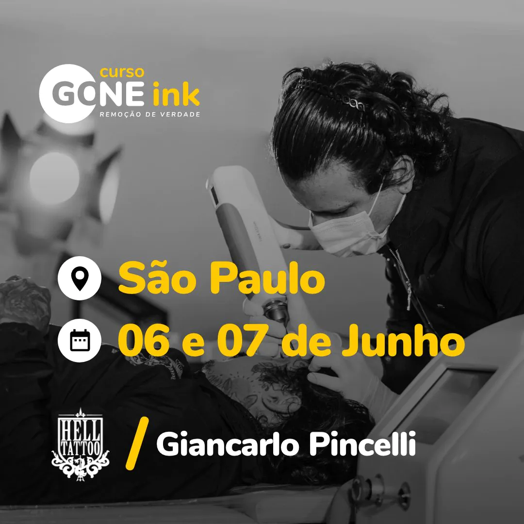 curso gone ink remoção de verdade presencial