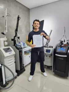 Giancarlo Pincelli remoção de tatuagem