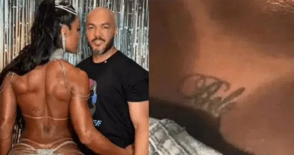 gracyanne-esta-removendo-tatuagem-belo - Foto: Reprodução Instagram